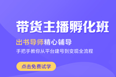 汇学教育带货主播孵化班