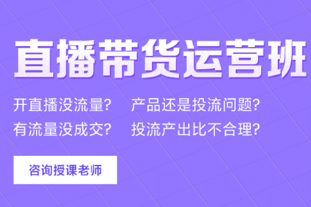 汇学教育直播带货运营班