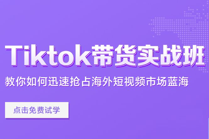 汇学教育TikTok运营实战班