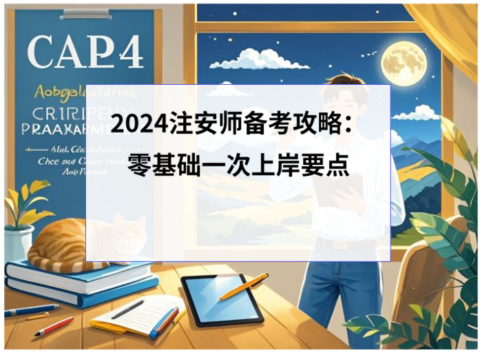2025注安师备考攻略：零基础一次上岸要点